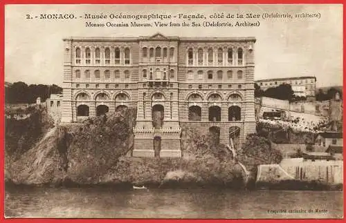 [Ansichtskarte] Monaco - Monte-Carlo : Ozeanographische Museum. 