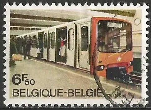 Belgien 1976 - Mi 1878 - YT 1821 - Brüsseler U-Bahn