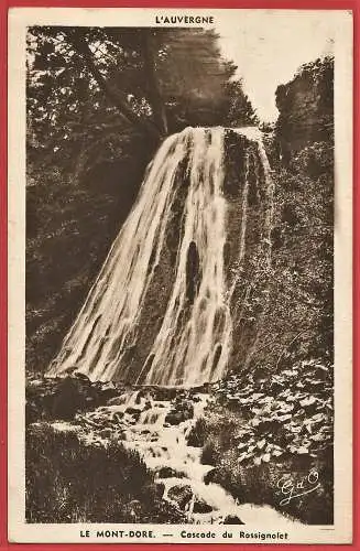 [Ansichtskarte] Frankreich - Puy-de-Dôme ( 63 ) Die Wasserfälle von Rossignolet. 