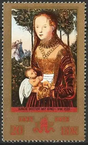 DDR 1972 - Mi 1770 - YT 1457 - Gemälde von Lucas Cranach - MNH