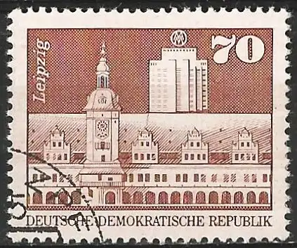 DDR 1973 - Mi 1881 - YT 1510 - Altes Rathaus von Leipzig