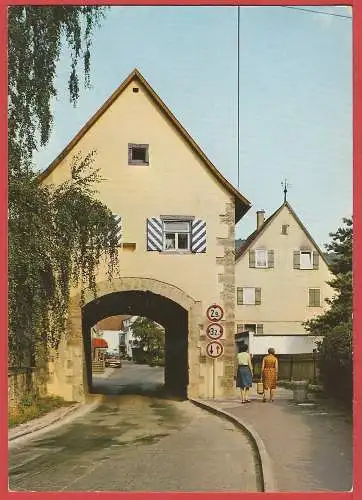 [Ansichtskarte] Deutschland : Braunsbach : Döttingen Tor. 