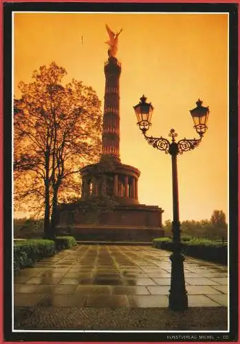 [Ansichtskarte] Deutschland - Berlin : Das großer Tiergarten und die Siegessäule. 