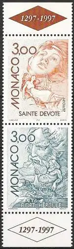 Monaco 1997 - Mi 2355/56 - YT 2104/05 - Europa CEPT / Geschichten und Legenden - MNH