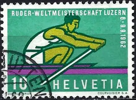 Schweiz 1962 - Mi 748 - YT 690 - Ruderweltmeisterschaft