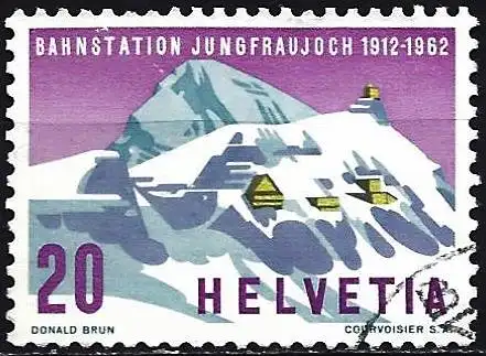 Schweiz 1962 - Mi 749 - YT 691 - Berg Jungfrauloch