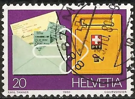 Schweiz 1980 - Mi 1180 - YT 1110 - Die Postschecks