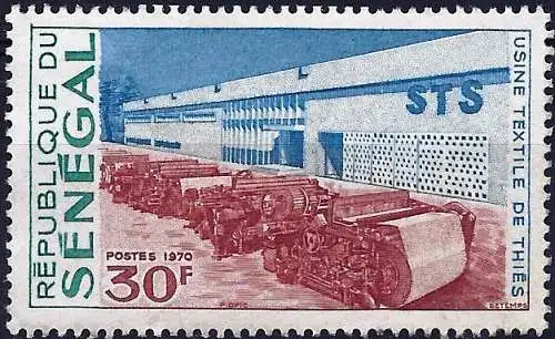 Senegal 1970 - Mi 437 - YT 335 - Textilfabrik - MNH