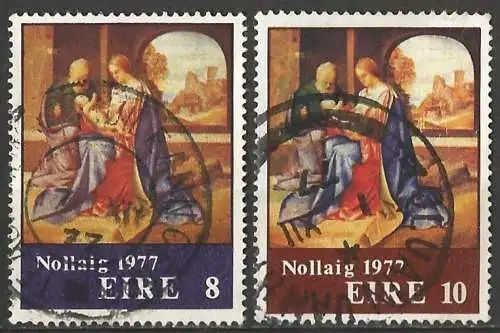 Irland 1977 - Mi 371/72 - YT 373/74 - Weihnachten