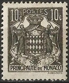 Monaco 1943 - Mi 220 - YT 249 - Wappen - MNH