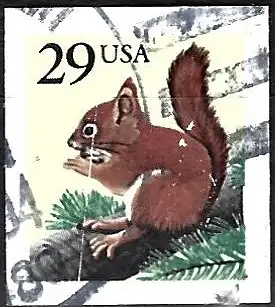 USA 1993 - Mi 2385 - YT 2181- Tierwelt : Eichhörnchen