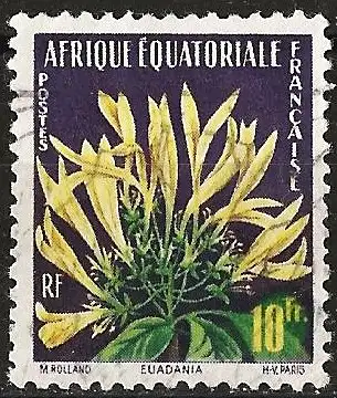 Französisch-Äquatorialafrika 1958 - Mi 310 - YT 243 - Blumen