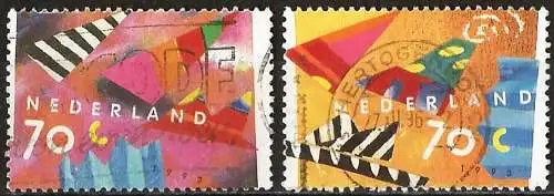 Niederlande 1993 - Mi 1462/63 - YT 1430/31 - Briefmarken mit Grußzeichen