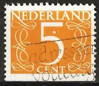 Niederlande 1964 - Mi 613 XxDu - YT 611b - Nummer Typ 'Van Krimpen' 