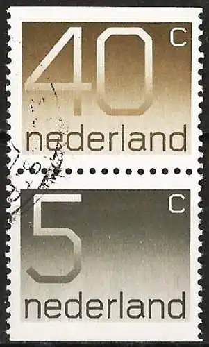 Niederlande 1975 - Mi S20 - YT 1041b + 1044b - Zahlen