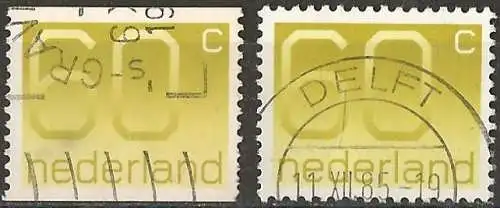 Niederlande 1981 - Mi 1844A/1844C - YT 1154/1154a - Zahlen