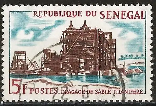 Senegal 1964 - Mi 281 - YT 235 - Zementfabrik