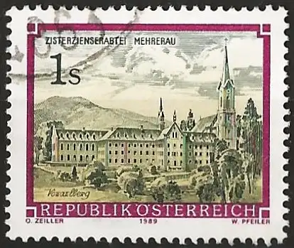 Österreich 1989 - Mi 1967 - YT 1796 - Kloster von Mehrerau