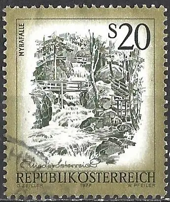 Österreich 1977 - Mi 1565 - YT 1381 - Wasserfälle von Myra