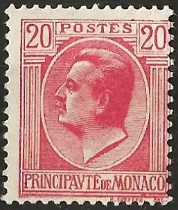 Monaco 1926 - Mi 81 - YT 79 - Prinz Ludwig II - MH*