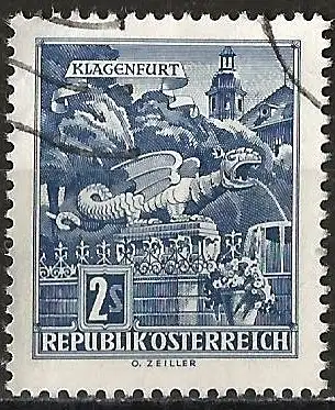 Österreich 1968 - Mi 1256 - YT 955 BB - Brunnen