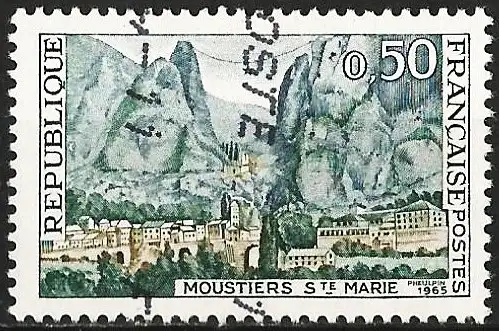 Frankreich 1965 - Mi 1515 - YT 1436 - Moustiers Ste. Marie