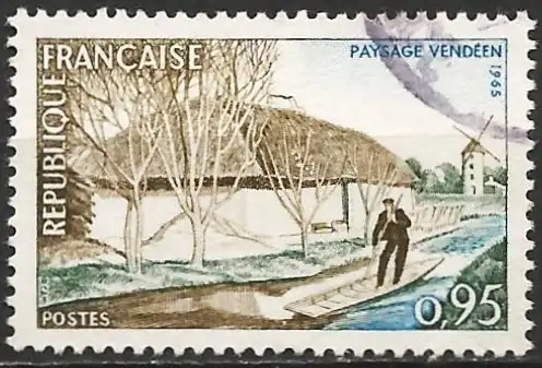 Frankreich 1965 - Mi 1518 - YT 1439 - Landschaft der Vendée