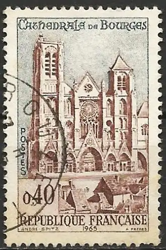 Frankreich 1965 - Mi 1512 - YT 1453 - Kathedrale  von Bourges