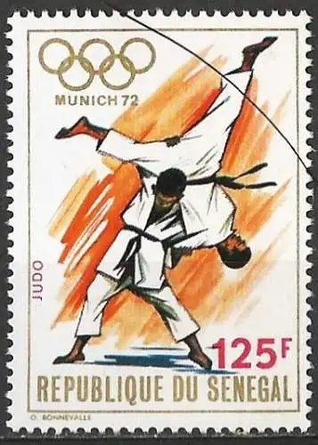 Senegal 1972 - Mi 497 - YT 371 - Olympische Spiele von Munich : Judo