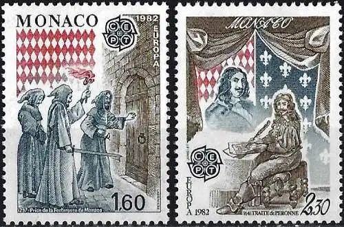 Monaco 1981 - Mi 1473 & 1474 - YT 1273 & 1274 - Europa CEPT - MNH**