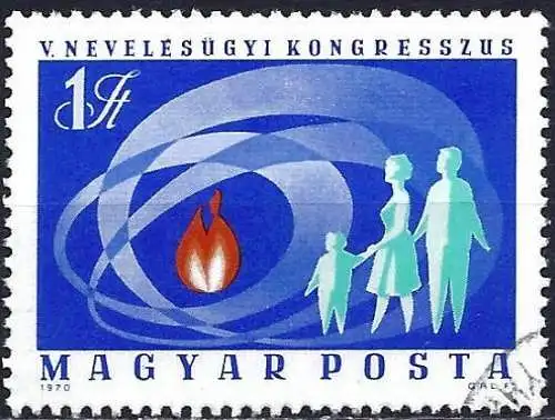 Ungarn 1970 - Mi 2624 - YT 2119 - Pädagogischer Kongress