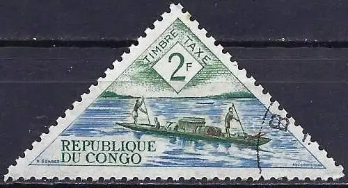 Congo (Braz) 1961 - Mi P5 - YT T 38 - Portomarken