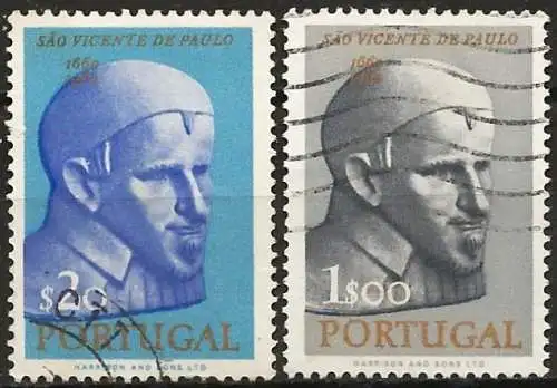 Portugal 1963 - Mi 941/42 - YT 922 & 923 - St. Vincent de Paul