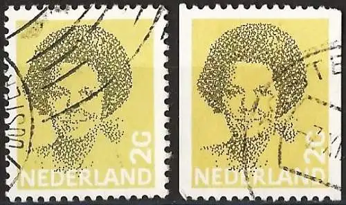 Niederlande 1982 - Mi 1214A & 1214C - YT 1184 /84a - Königin Beatrix