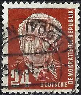 DDR 1950 - Mi 252a - YT 7 - Präsident Wilhelm Pieck