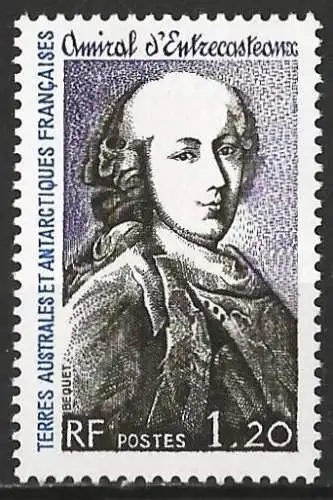Frankreich TAAF 1980 - Mi 140 - YT 83 - Admiral d'Entrecasteaux - MNH**