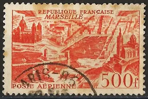 Frankreich 1949 - Mi 864 - YT Pa 27 - Marseille - Luftpost