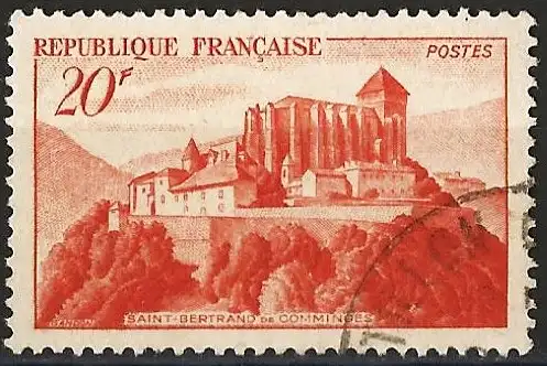 Frankreich 1949 - Mi 857 - YT 841A - kloster von Saint-Bertrand-de-Comminges