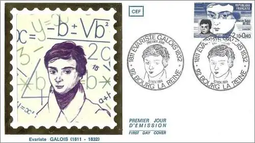 Frankreich 1984 – FDC : Mi 2472 - YT 2332 - Evariste Galois