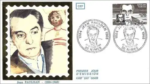 Frankreich 1984 – FDC : Mi 2470 - YT 2331 - Jean Paulhan