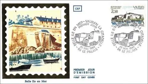 Frankreich 1984 – FDC : Mi 2446 - YT 2325 - Belle Ile en Mer - Zitadelle von Vauban