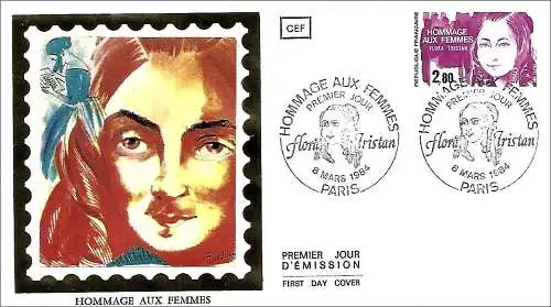 Frankreich 1984 – FDC : Mi 2429 - YT 2303 - Flora Tristan