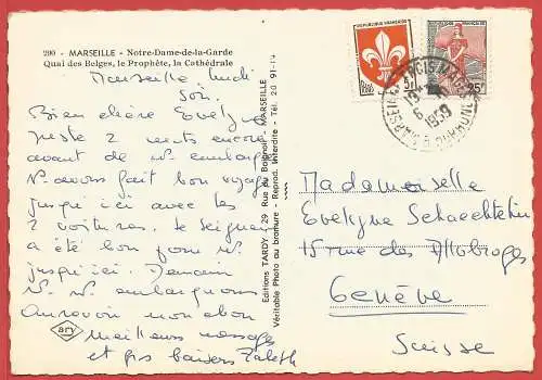 [Ansichtskarte] Frankreich - Bouches-du-Rhône (13) Erinnerungen an Marseille. 
