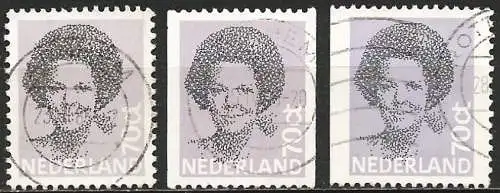 Niederlande 1982 - Mi 1200A / C / D - YT 1168 / 68a / 68b - Königin Beatrix