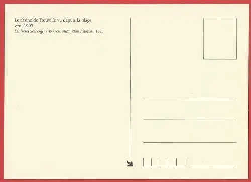 [Ansichtskarte] Frankreich - Calvados (14) Trouville : Das Casino und Unterhaltung am Strand. 