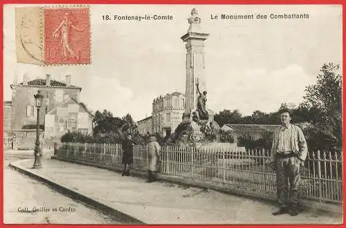 [Ansichtskarte] Frankreich - Vendée (85) Fontenay-le-Comte : Kriegerdenkmal. 