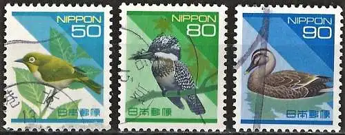 Japan 1994 - Mi 2200A/02A - YT 2079/81 - Vögel - Komplette Serie