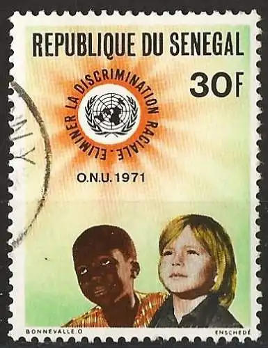 Senegal 1971 - Mi 450 - YT 345 - Vereinte Nationen : Für Rassengleichheit