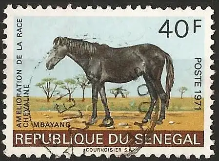 Senegal 1971 - Mi 448 - YT 343 - Pferd