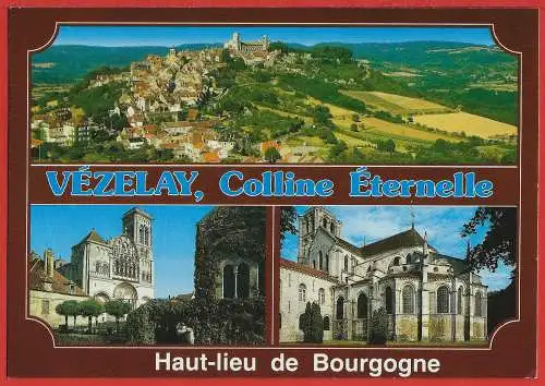 [Ansichtskarte] Frankreich - Yonne (89 ) Vézelay : Der Ewige Hügel und die Basilika. 